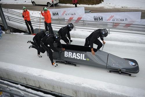 Brasil viaja com trenó de dois para a etapa da Copa do Mundo na Coreia do Sul, primeiro evento-teste no cenário que receberá os Jogos de 2018 / Foto: Divulgação